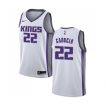 Men's Nike Sacramento Kings #22 Bruno Caboclo Authentic White NBA Jersey - Association Edition