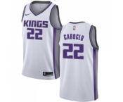 Men's Nike Sacramento Kings #22 Bruno Caboclo Authentic White NBA Jersey - Association Edition