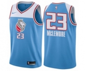 Men's Nike Sacramento Kings #23 Ben McLemore Authentic Blue NBA Jersey - City Edition