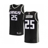 Men's Nike Sacramento Kings #25 Justin Jackson Swingman Black NBA Jersey Statement Edition