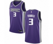 Men's Nike Sacramento Kings #3 Yogi Ferrell Authentic Purple NBA Jersey - Icon Edition