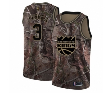 Men's Nike Sacramento Kings #3 Yogi Ferrell Swingman Camo Realtree Collection NBA Jersey