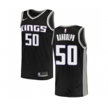 Men's Nike Sacramento Kings #50 Zach Randolph Swingman Black NBA Jersey Statement Edition