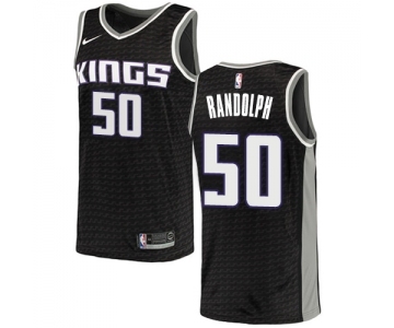 Men's Nike Sacramento Kings #50 Zach Randolph Swingman Black NBA Jersey Statement Edition