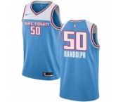 Men's Nike Sacramento Kings #50 Zach Randolph Swingman Blue NBA Jersey - 2018-19 City Edition