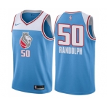 Men's Nike Sacramento Kings #50 Zach Randolph Swingman Blue NBA Jersey - City Edition