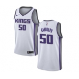 Men's Nike Sacramento Kings #50 Zach Randolph Swingman White NBA Jersey - Association Edition