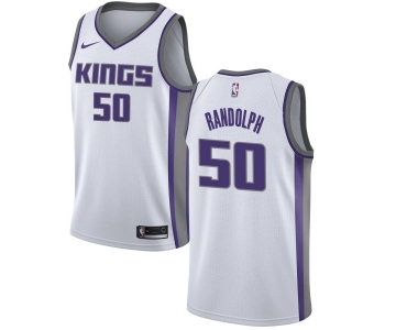 Men's Nike Sacramento Kings #50 Zach Randolph Swingman White NBA Jersey - Association Edition