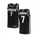 Men's Nike Sacramento Kings #7 Skal Labissiere Swingman Black NBA Jersey Statement Edition