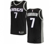 Men's Nike Sacramento Kings #7 Skal Labissiere Swingman Black NBA Jersey Statement Edition