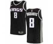 Men's Nike Sacramento Kings #8 Bogdan Bogdanovic Authentic Black NBA Jersey Statement Edition