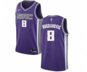 Men's Nike Sacramento Kings #8 Bogdan Bogdanovic Authentic Purple NBA Jersey - Icon Edition