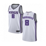 Men's Nike Sacramento Kings #8 Bogdan Bogdanovic Authentic White NBA Jersey - Association Edition