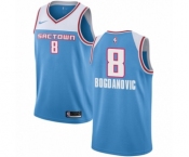 Men's Nike Sacramento Kings #8 Bogdan Bogdanovic Swingman Blue NBA Jersey - 2018-19 City Edition