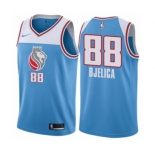 Men's Nike Sacramento Kings #88 Nemanja Bjelica Authentic Blue NBA Jersey - City Edition