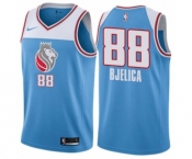 Men's Nike Sacramento Kings #88 Nemanja Bjelica Authentic Blue NBA Jersey - City Edition