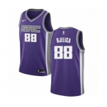 Men's Nike Sacramento Kings #88 Nemanja Bjelica Authentic Purple NBA Jersey - Icon Edition