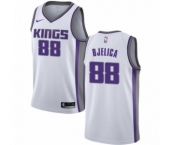 Men's Nike Sacramento Kings #88 Nemanja Bjelica Swingman White NBA Jersey - Association Edition