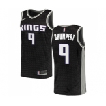 Men's Nike Sacramento Kings #9 Iman Shumpert Authentic Black NBA Jersey Statement Edition