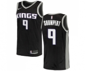 Men's Nike Sacramento Kings #9 Iman Shumpert Authentic Black NBA Jersey Statement Edition