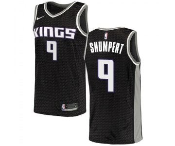 Men's Nike Sacramento Kings #9 Iman Shumpert Authentic Black NBA Jersey Statement Edition