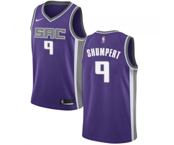 Men's Nike Sacramento Kings #9 Iman Shumpert Authentic Purple NBA Jersey - Icon Edition