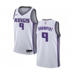 Men's Nike Sacramento Kings #9 Iman Shumpert Authentic White NBA Jersey - Association Edition