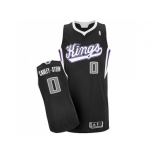 Men's Sacramento Kings #0 Willie Cauley-Stein Black Alternate New Swingman Jersey