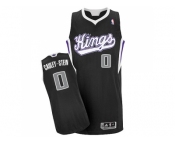 Men's Sacramento Kings #0 Willie Cauley-Stein Black Alternate New Swingman Jersey