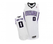 Men's Sacramento Kings #0 Willie Cauley-Stein adidas White Swingman Home Jersey