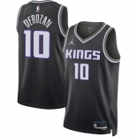 Men's Sacramento Kings #10 DeMar DeRozan Black Statement Edition Stitched Jersey