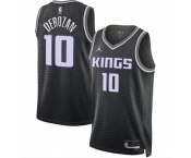 Men's Sacramento Kings #10 DeMar DeRozan Black Statement Edition Stitched Jersey