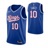 Men's Sacramento Kings #10 Justin James Blue 2019-20 Hardwood Classics Jersey