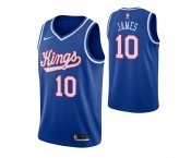 Men's Sacramento Kings #10 Justin James Blue 2019-20 Hardwood Classics Jersey