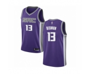 Men's Sacramento Kings #13 Dewayne Dedmon Authentic Purple Basketball Jersey - Icon Edition