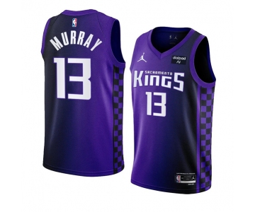 Men's Sacramento Kings #13 Keegan Murray Purple 2023-24 Statement Edition Swingman Stitched Jersey