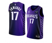 Men's Sacramento Kings #17 Kessler Edwards Purple 2023-24 Statement Edition Swingman Stitched Jersey