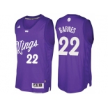 Men's Sacramento Kings #22 Matt Barnes Purple 2016 Christmas Day NBA Swingman Jersey