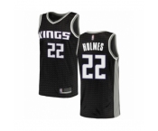 Men's Sacramento Kings #22 Richaun Holmes Authentic Black Basketball Jersey Statement Edition