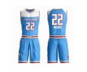 Men's Sacramento Kings #22 Richaun Holmes Authentic Blue Basketball Suit Jersey - City Edition