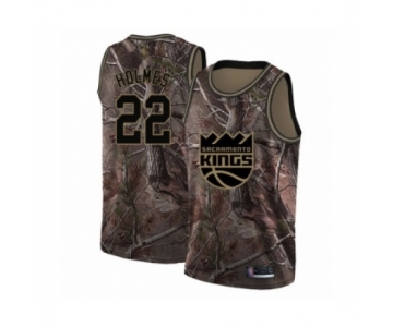 Men's Sacramento Kings #22 Richaun Holmes Swingman Camo Realtree Collection Basketball Jersey