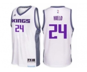 Men's Sacramento Kings #24 Buddy Hield adidas White Swingman Home Jersey