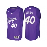 Men's Sacramento Kings #40 Arron Afflalo Purple 2016 Christmas Day NBA Swingman Jersey