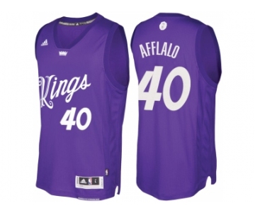 Men's Sacramento Kings #40 Arron Afflalo Purple 2016 Christmas Day NBA Swingman Jersey