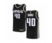 Men's Sacramento Kings #40 Harrison Barnes Authentic Black Basketball Jersey Statement Edition