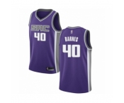 Men's Sacramento Kings #40 Harrison Barnes Authentic Purple Basketball Jersey - Icon Edition