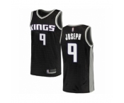 Men's Sacramento Kings #9 Cory Joseph Authentic Black Basketball Jersey Statement Edition