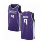 Men's Sacramento Kings #9 Cory Joseph Authentic Purple Basketball Jersey - Icon Edition