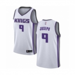 Men's Sacramento Kings #9 Cory Joseph Authentic White Basketball Jersey - Association Edition