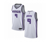 Men's Sacramento Kings #9 Cory Joseph Authentic White Basketball Jersey - Association Edition